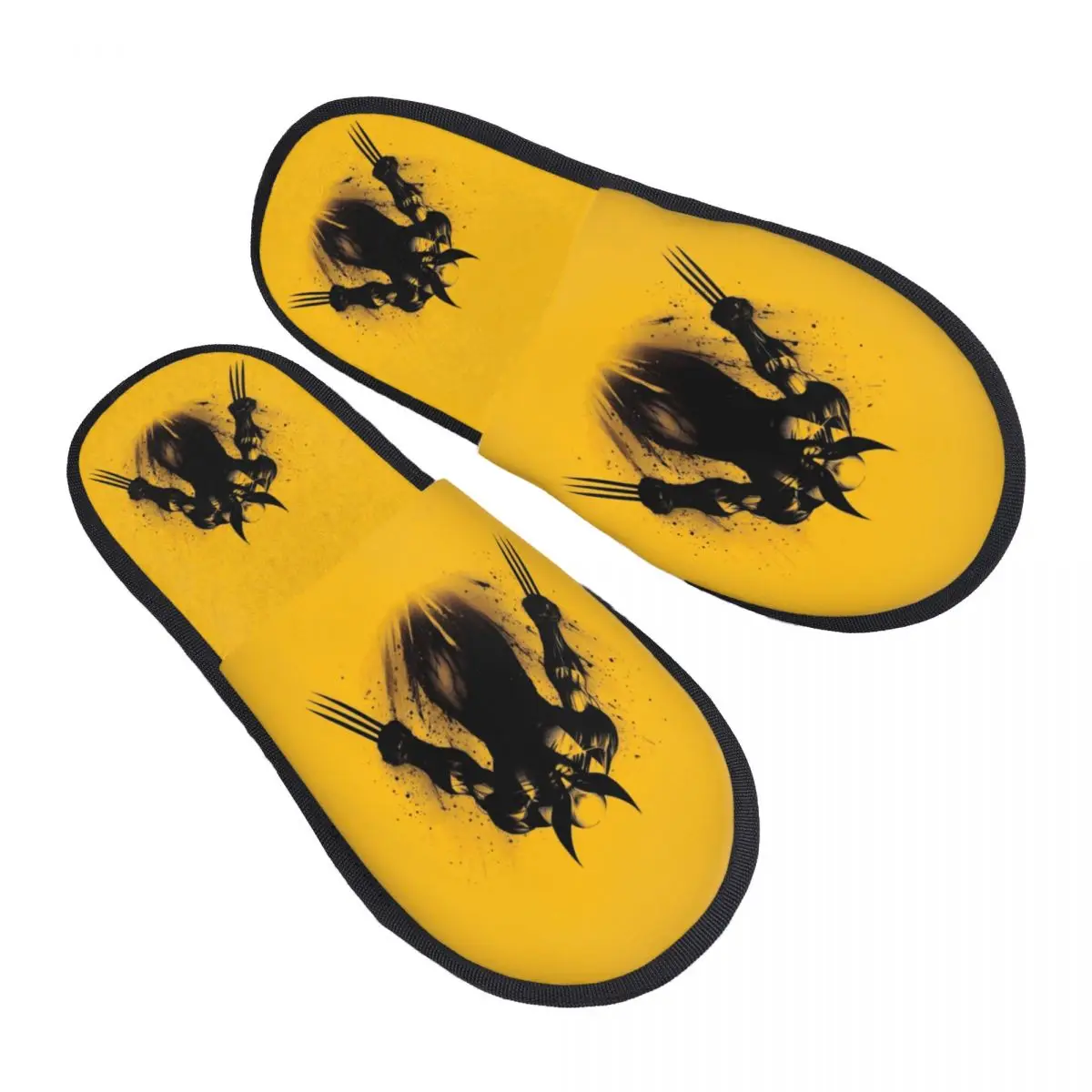 

Изготовленные на заказ гостевые тапочки Wolverine для гостиничных женщин, домашние тапочки супергероев