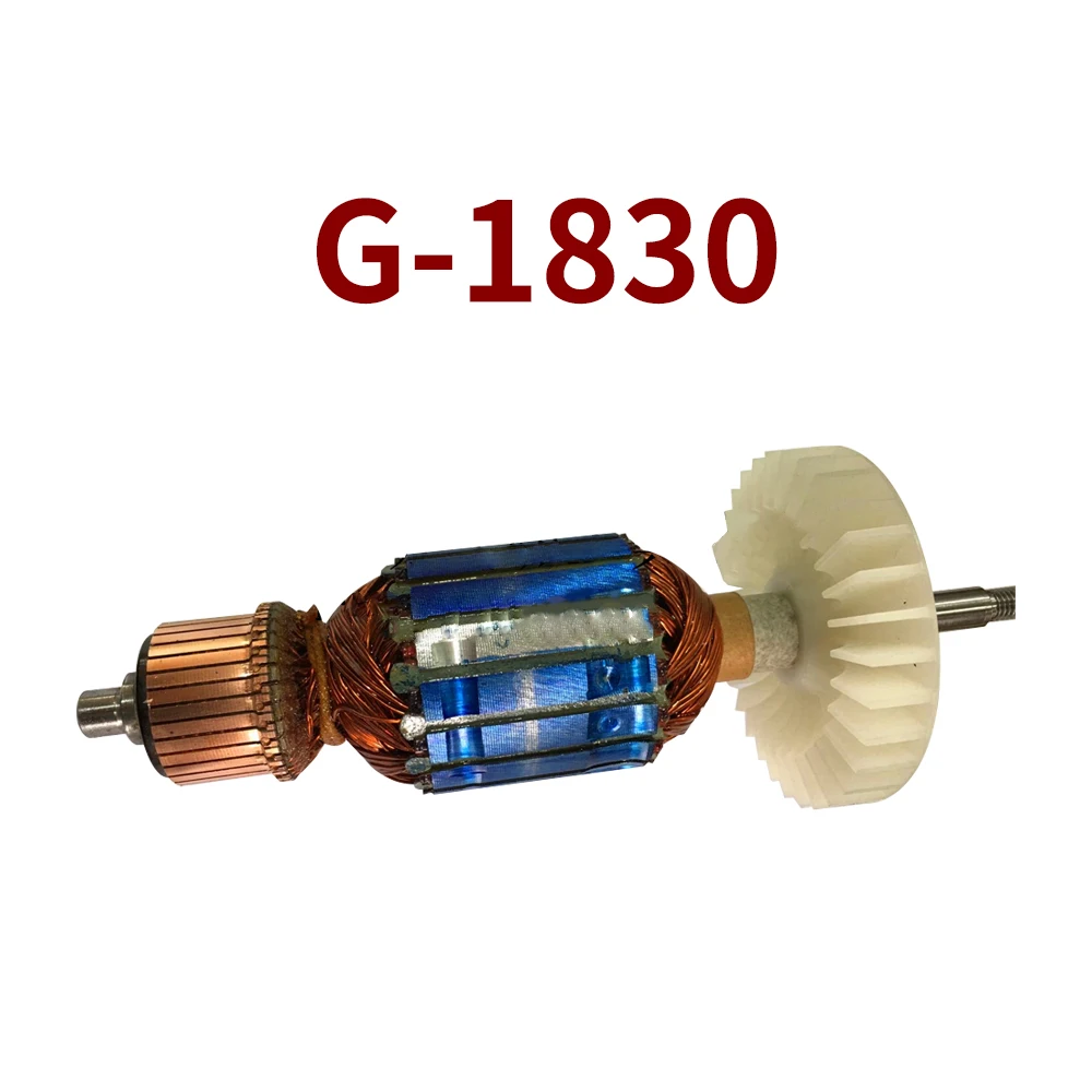 

Якорь переменного тока 220-240 В для RYOBI G-1830 G1830 G 1830, угловая шлифовальная машина, якорный двигатель, замена деталей электрического инструмента