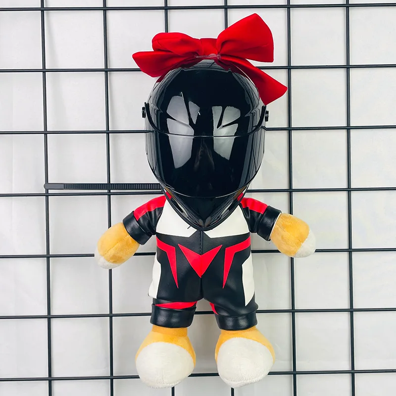 Racing bear helmet model motorcycle pendant motorcycle doll doll mini small helmet