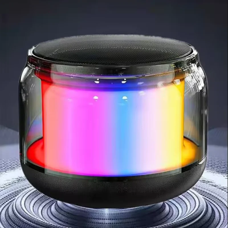 

New cool multi-functional Bluetooth speaker, high life bright color science fiction car small speaker