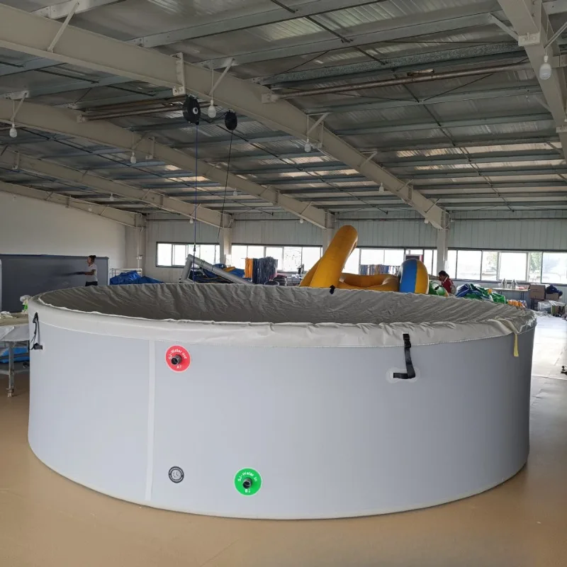 تخصيص تجاري مخصص في الهواء الطلق المحمولة قطرة غرزة الكبار دائم نفخ حمام سباحة مائي