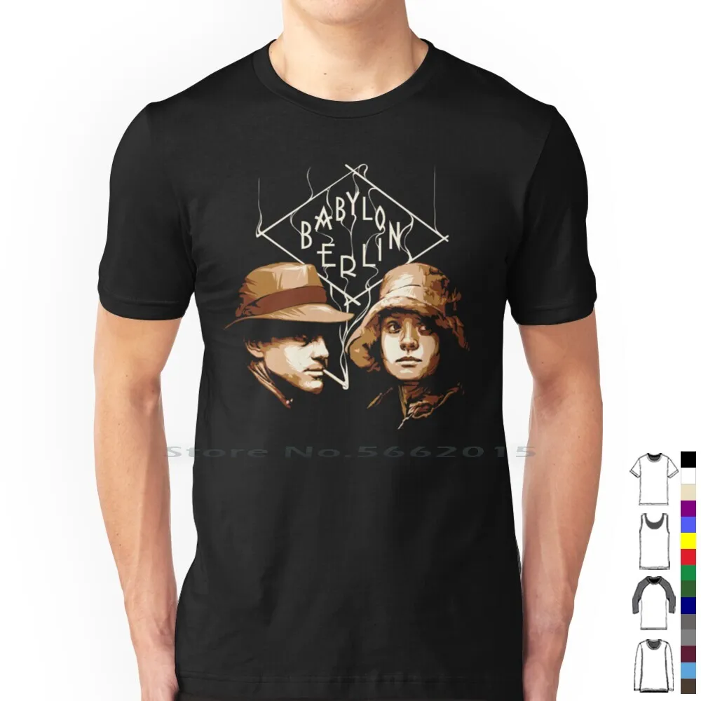 Babylon Berlin Charlotte And Gereon T Shirt 100% Cotton Babylon Berlin Babilon Berlin Gereon Rath Crime Show Party Deadwind