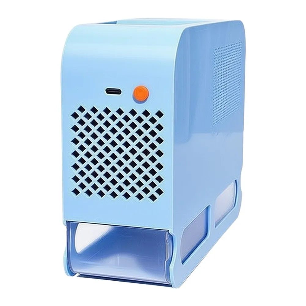 Bird Feed Shell Blowing Machine 20x16x7cm Plastic Separation Device with Two Drawers for Clean Feed Processing