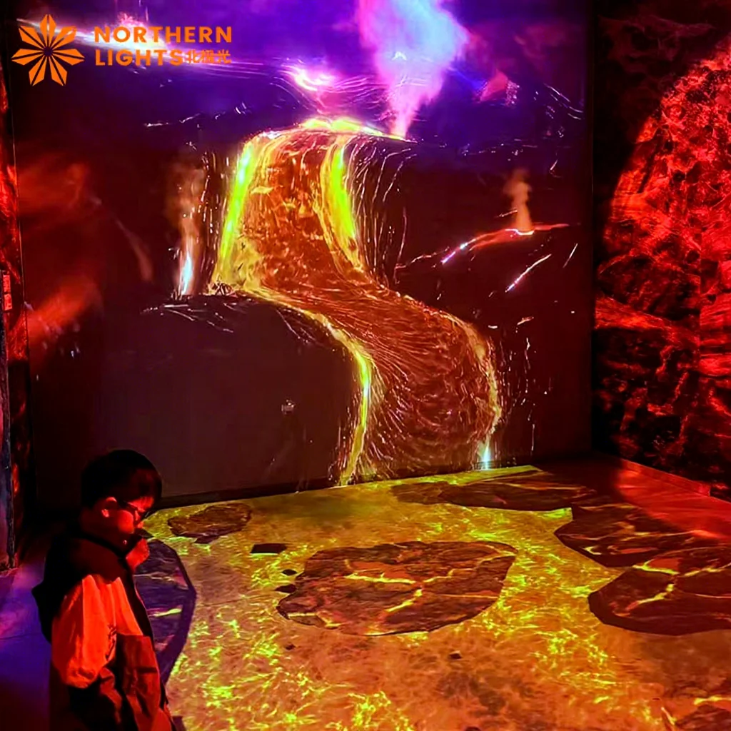 Projection Screen System Holographic Immersive Dynamic Digital T Virtual Interactive Projection Edge Blending Software