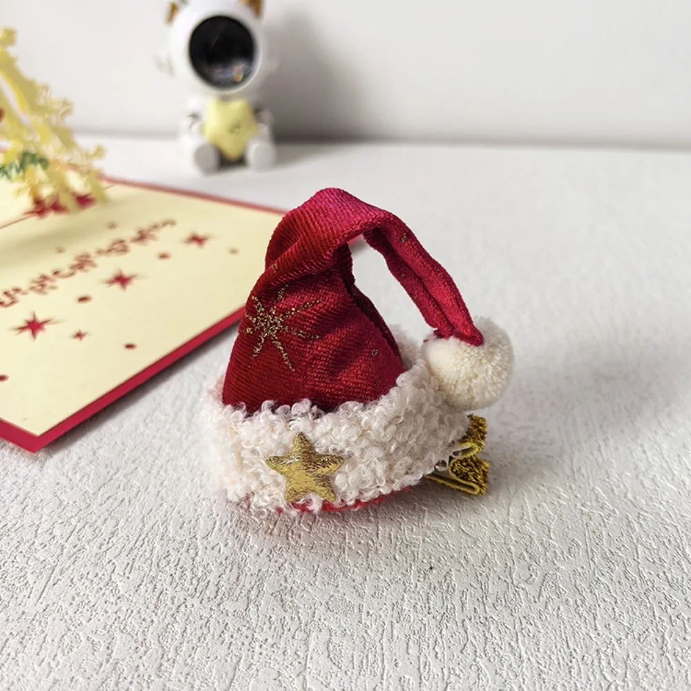 

Merry Christmas Decor Christmas Hat Hairpin Sequin Santa Claus Children Deer antler Hair Clip Plush Korean Hair Accessories