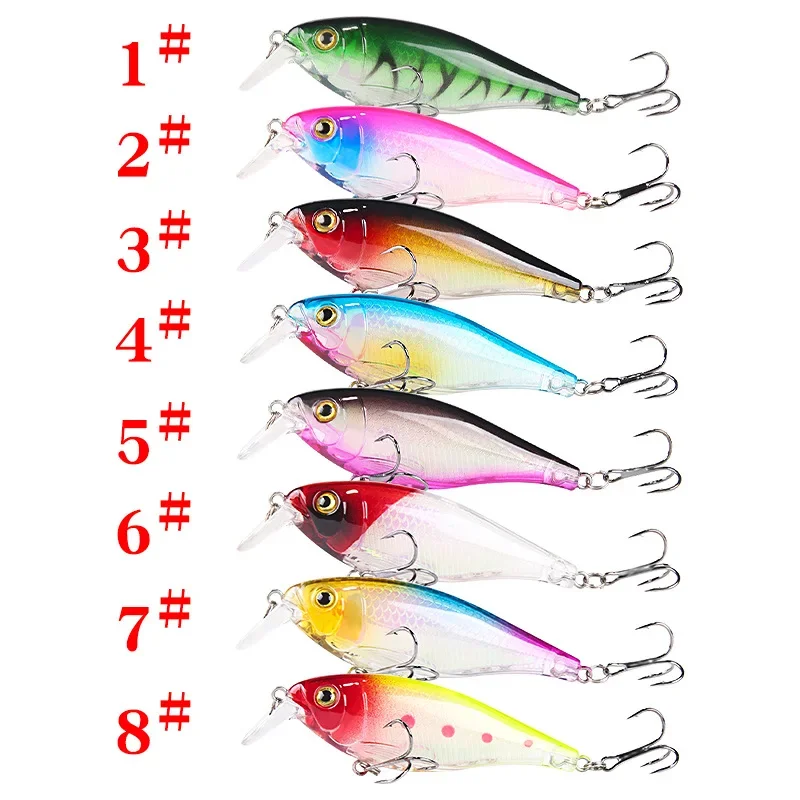 Long-range Rock Lure Diving Minnow 8.7cm 12g Ringing Pearl Freshwater Seawater Tuna Bass Bionic Lure Swinging Death Temptation