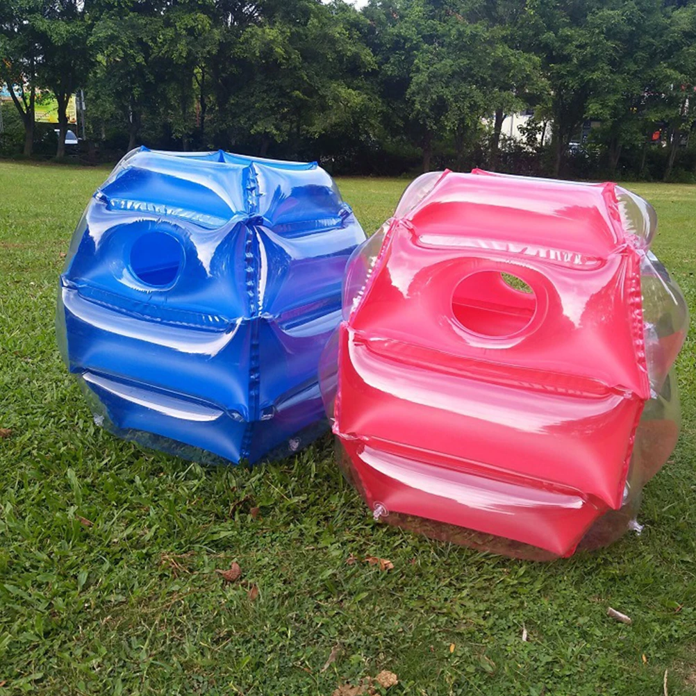 Bola inflável de PVC para crianças, brinquedo divertido de colisão, jogos vermelhos para crianças, brinquedo de atividades esportivas ao ar livre