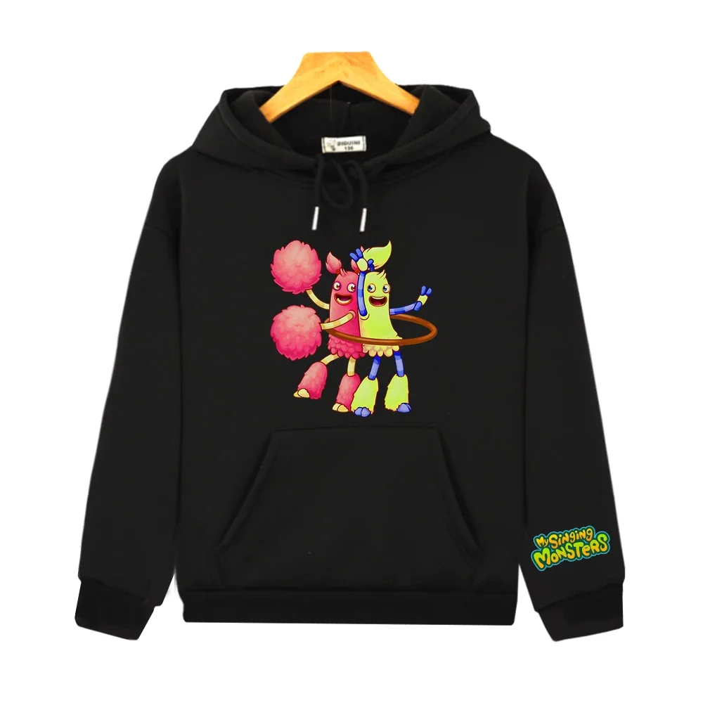 Meine singenden Monster Hoodies Herbst Fleece weiche Kinder Sweatshirt Kapuzen pullover lässig y2k Sudadera Jungen Kleidung Mädchen Hoodie