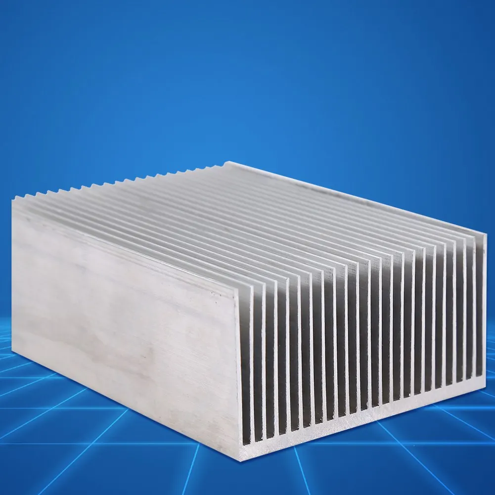 Aluminum Heatsink Cooler Heat Sink Aluminum Heatsink Heat Sink Cooling for Led Amplifier Transistor IC Module 100*69*36mm