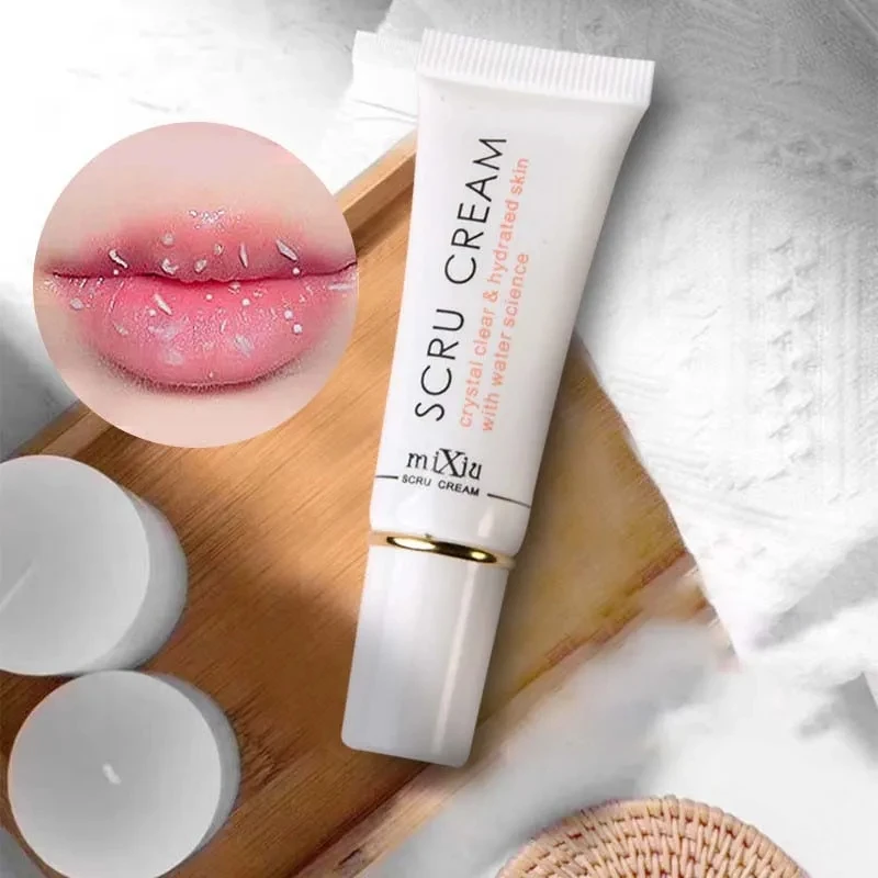 Magische Lippen aufhellen Peeling Entferner feuchtigkeit spendende Peeling verblassen dunkle Pigmentierung Creme Lippen Anti-Riss aufhellen Lippen