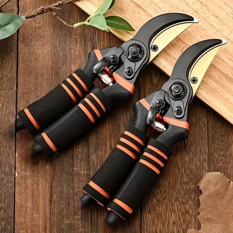 Professionelle Titan-Bypass-Gartenschere T13 Superscharf, Hochleistungs-Gartenschere für Präzises Schneiden und Trimmen – Detail 2