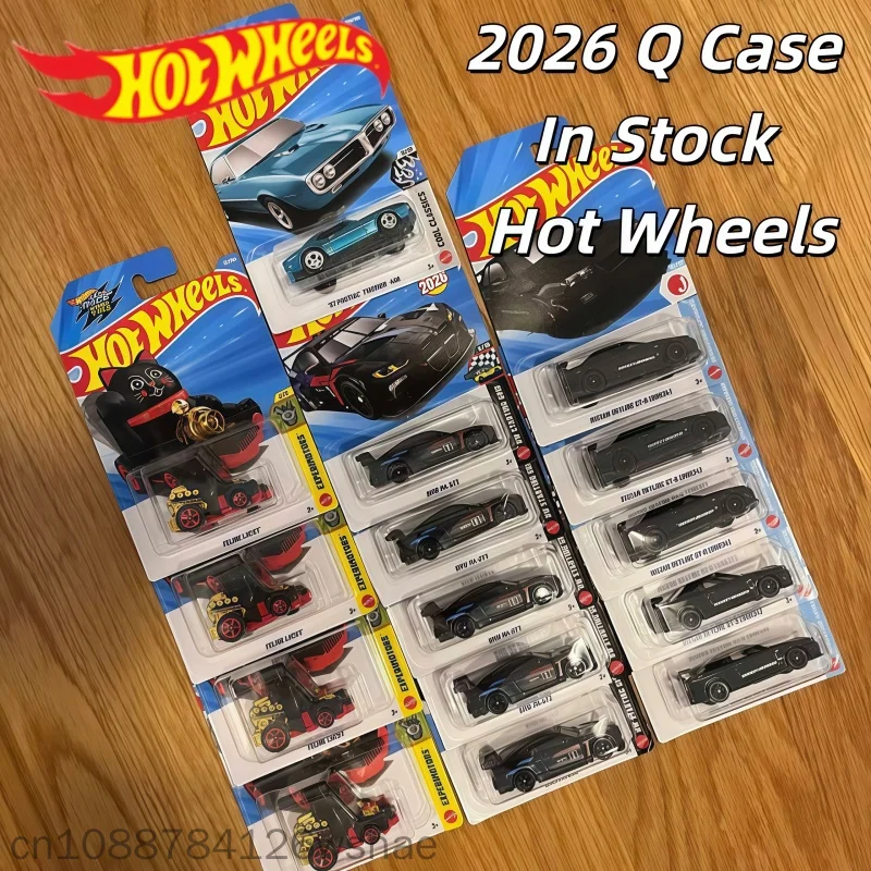 2026 Q Case In Stock Hot Wheels Die-Cast Cars 1/64 Nissan GTR34 BMW M4 Porsche Classic Racing Toy Hobbyist For Fans Gifts