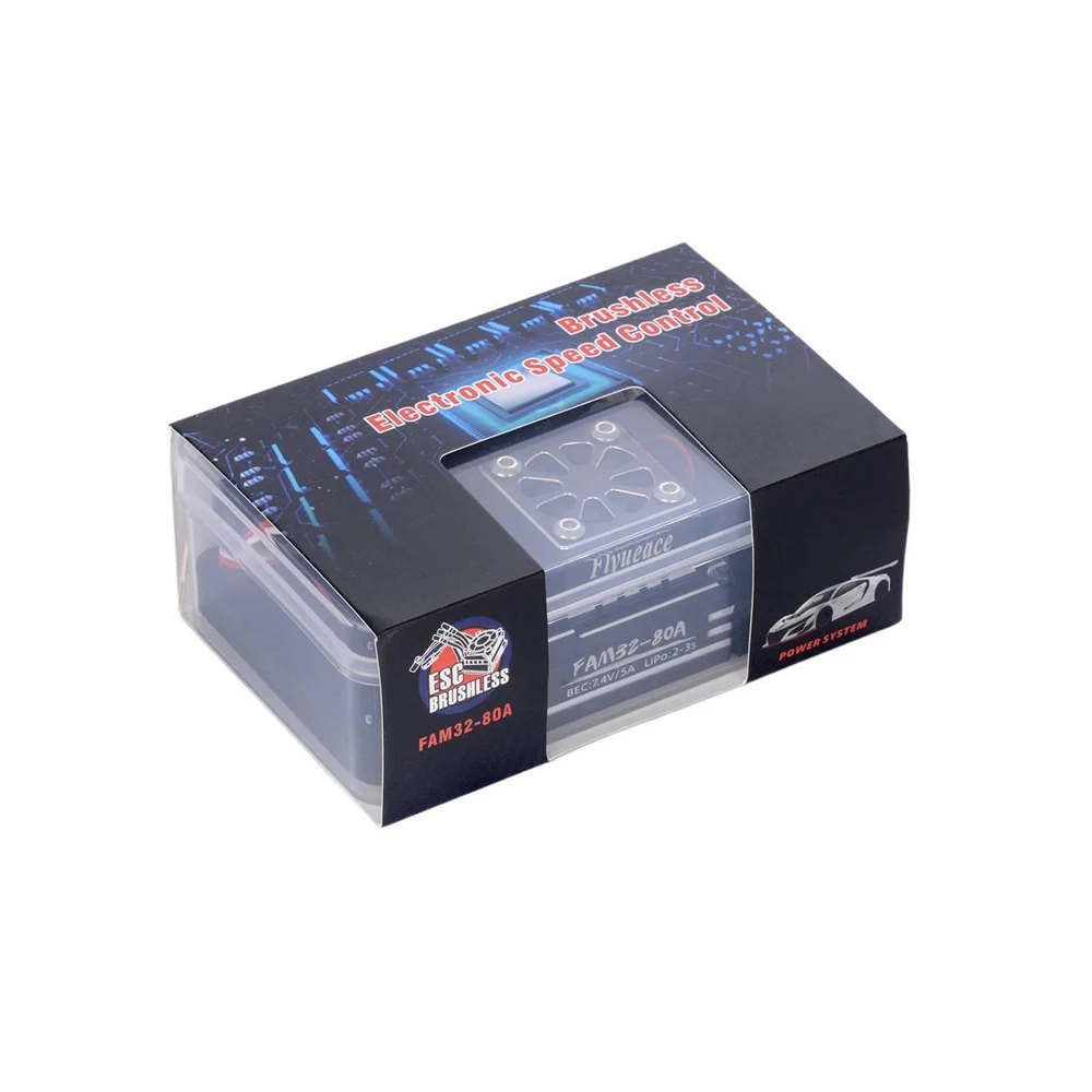 High-Torque 1850KV Brushless Motor & 80A ESC: For 1:8 / 1:10 Rock Crawler Upgrades