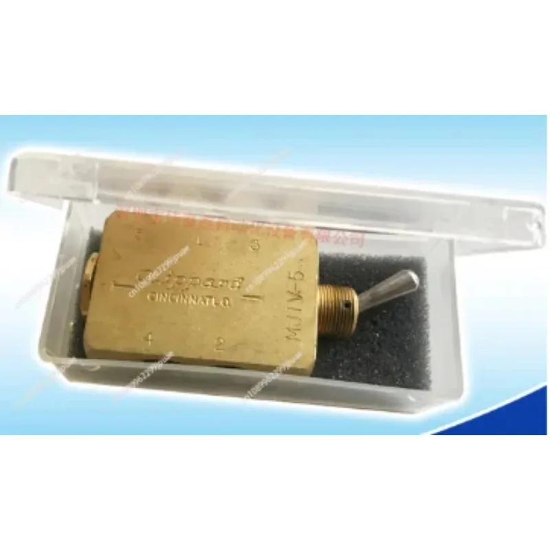4-Way 2 Position Air Manual Control Valve MJTV-5 Brass Body Pneumatic Toggle Valve Air Circuit Control Component