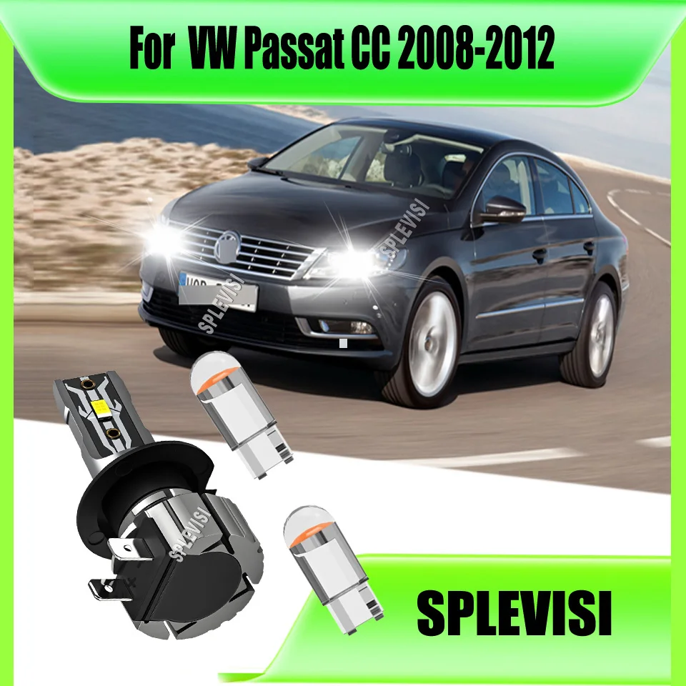 

2PCS H7 LED Headlight Bulbs, High Power 75W 7500LM Easy Plug In Original Housing For VW Passat CC 2008 2009 2010 2011 2012