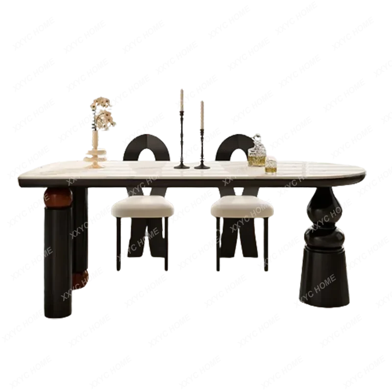 Y French Luxury Dining Table Solid Wood Nordic Vintage White Dining Table Modern Tablecloths Juegos De Comedor Kitchen Furniture