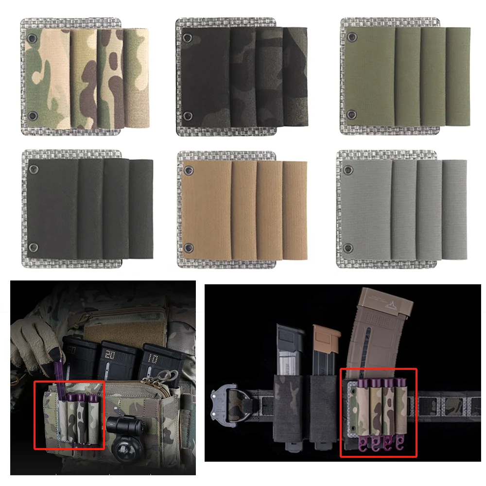 

NEW Glow Sticks Pouch Outdoor Hunting Vest Tactical Plate Carrier Light Stick Molle Bag Fluorescence Chemlight Adventure Gear