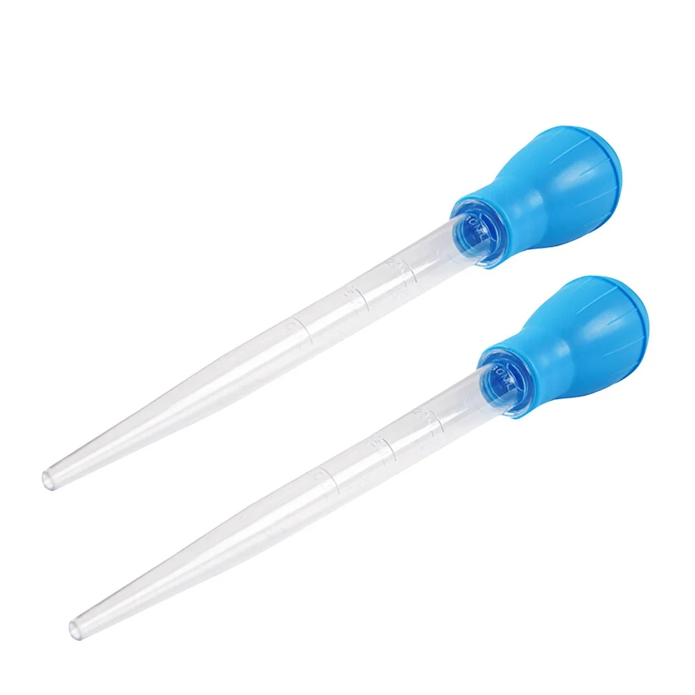 

2pcs Aquarium Cleaner Fish Tank Waste Remover Pipette Dropper Sewage Suction Device Maintenance Tool for Coral Anemones Feeding