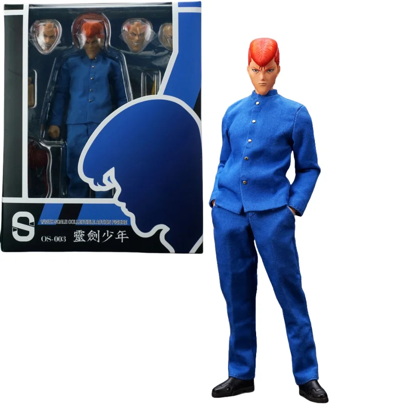 

Original 0S-003 1/12 Scale Hot Blooded Manga Male Soldier Kuwabara Kazuma YuYu Hakusho Full Set 6-inch Action Figure Model Toy