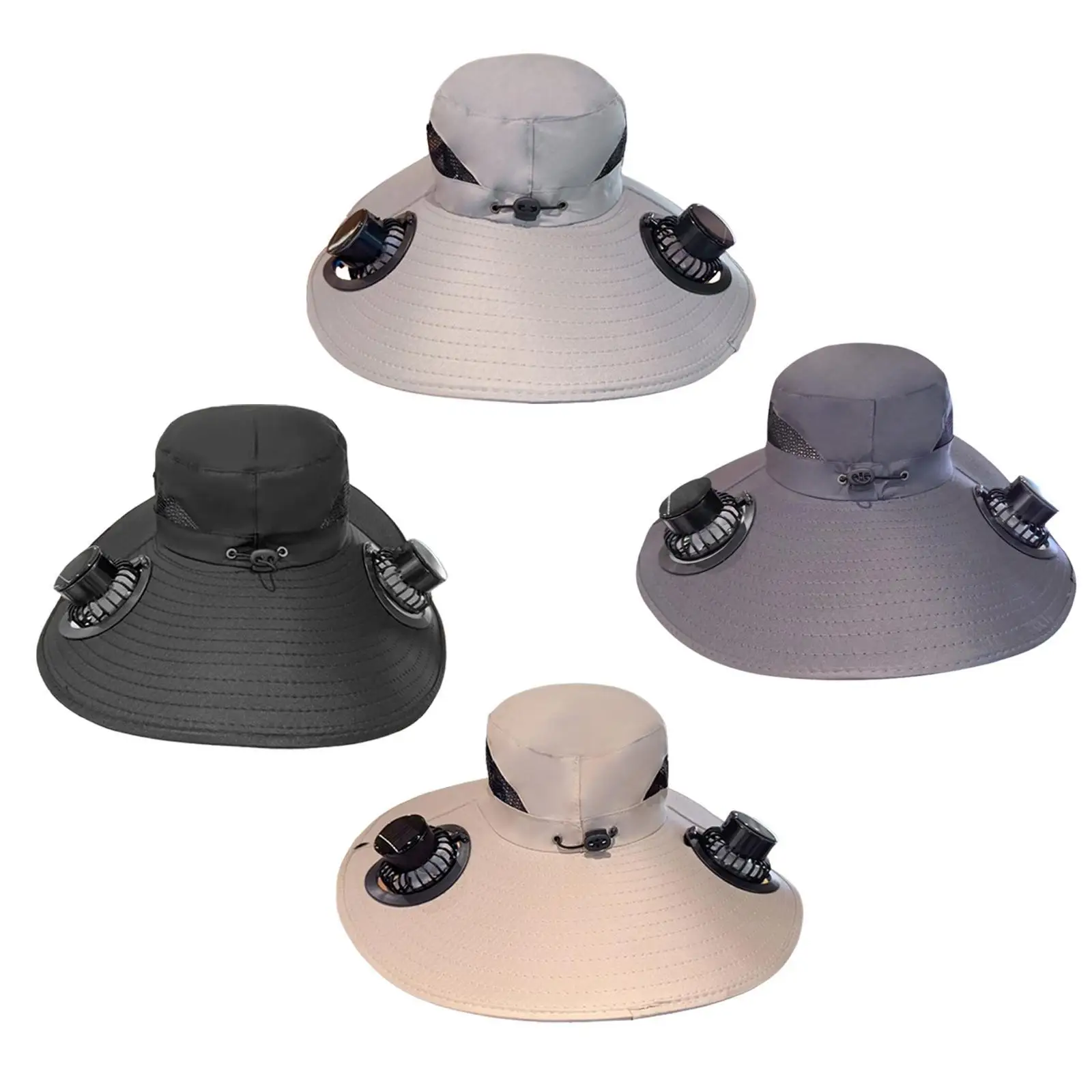 

Уличная шляпа с солнечным вентилятором, удобный охлаждающий вентилятор, шляпа от солнца, регулируемая шляпа для рыбалки