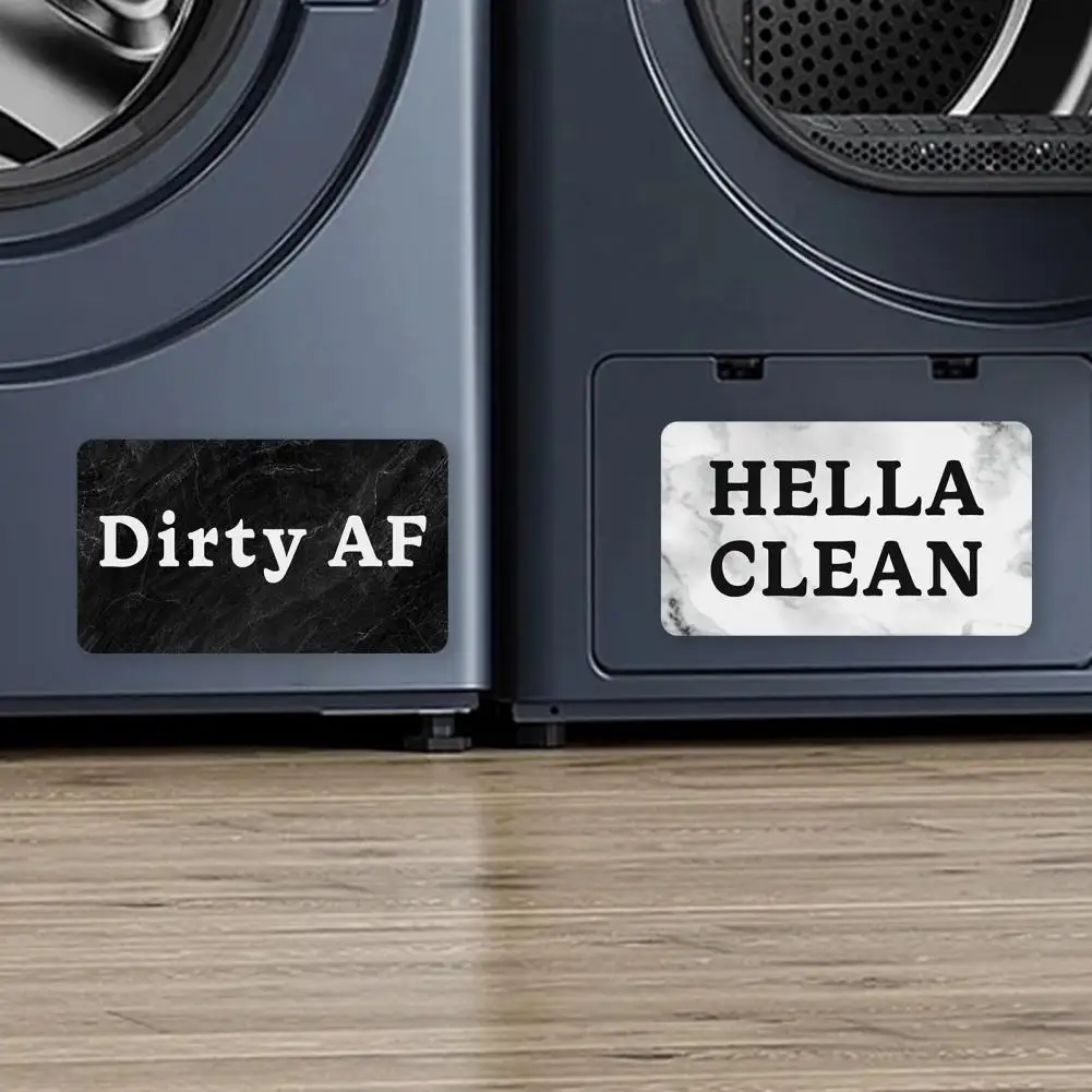 Clean Dirty Dishwasher Magnet Universal Dishwasher Indicator Set of 2 Dishwasher Dirty Clean Magnets Acrylic for Dish for Fridge