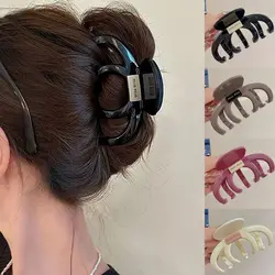 Bad Clip Frauen Haar Kralle Clip große hohle Haare Zubehör Haar Kralle Kopf bedeckung Krabben Haars pange Pferdes chwanz Halter Clip Frauen Mädchen