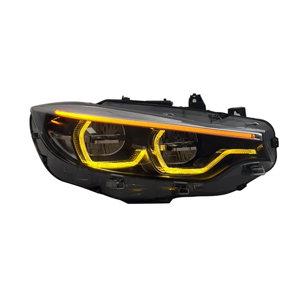 Three colors Headlight For BMW 4Series M4 F32 F33 F36 F80 F82 F83 Turn Signal Daytime Running Lights Car Auto Parts Accessories