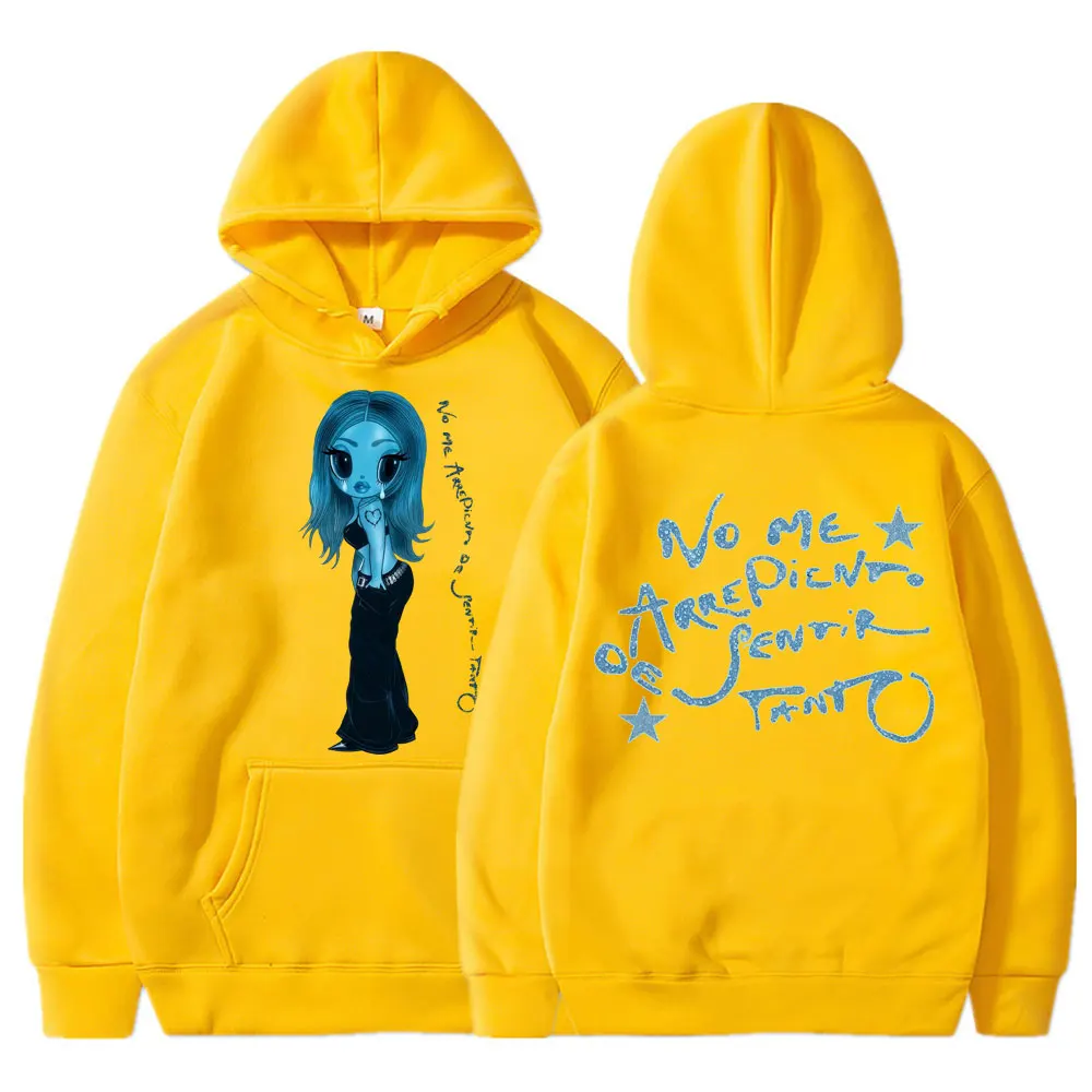 Karol G No Me Arrepiento De Sentir Tanto 2026 New Album Hoodies Music Lover Fashion Sportwear Men Women Fleece Loose Tracksuit