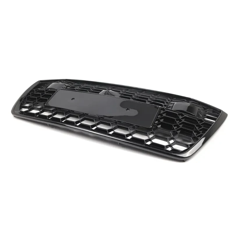 

High Quality Brand New Gloss Black Front Bumper Honeycomb Mesh Grille For A6 S6 C8 2019-2022