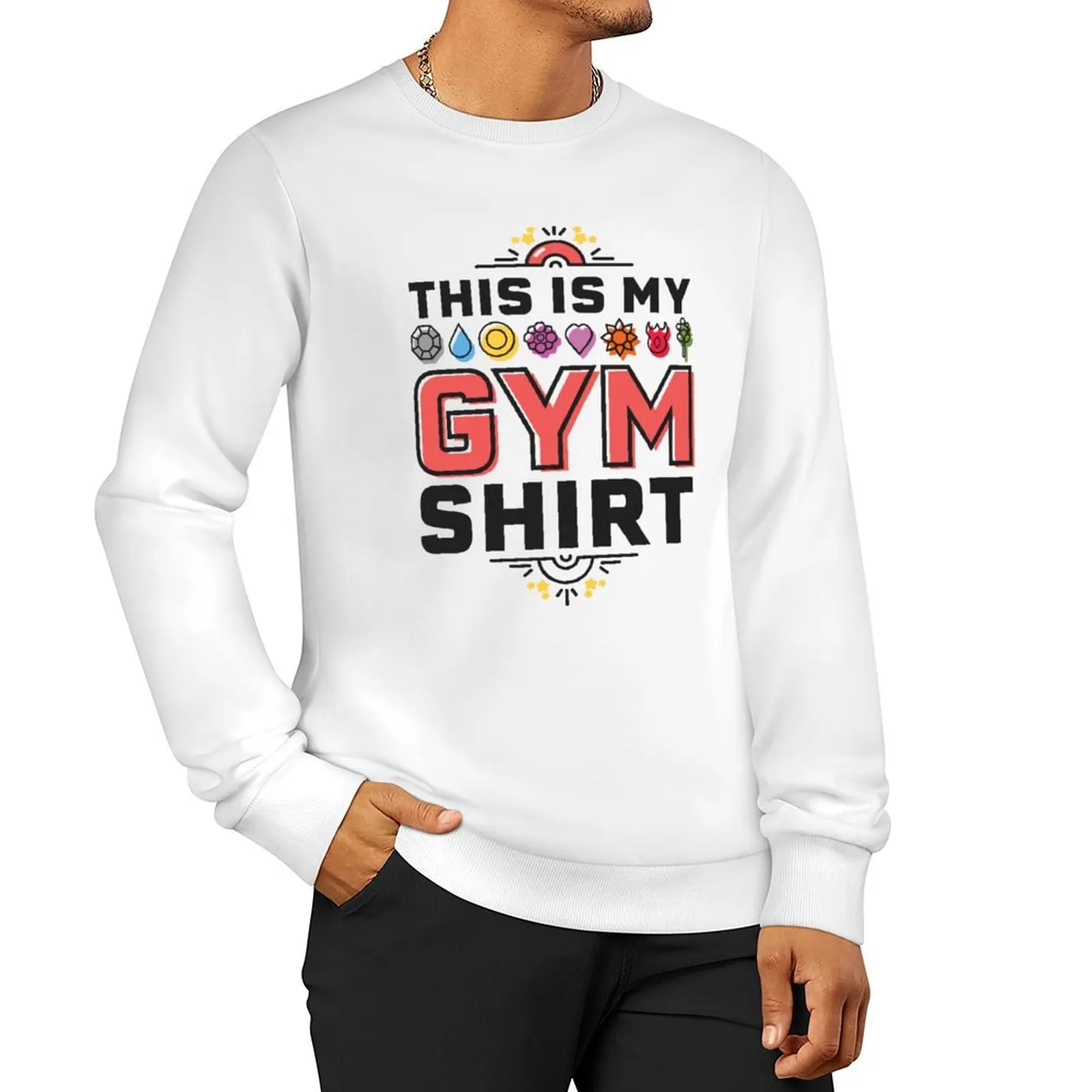 

This is my Gym Shirt Sweatshirt korean style clothes men clothes anime clothing oversize sweatshirts