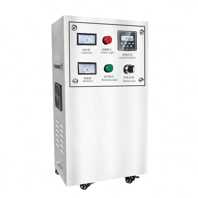 Industrial portable ozone generators for water treatment, air purification, commercial use, with high output capacity