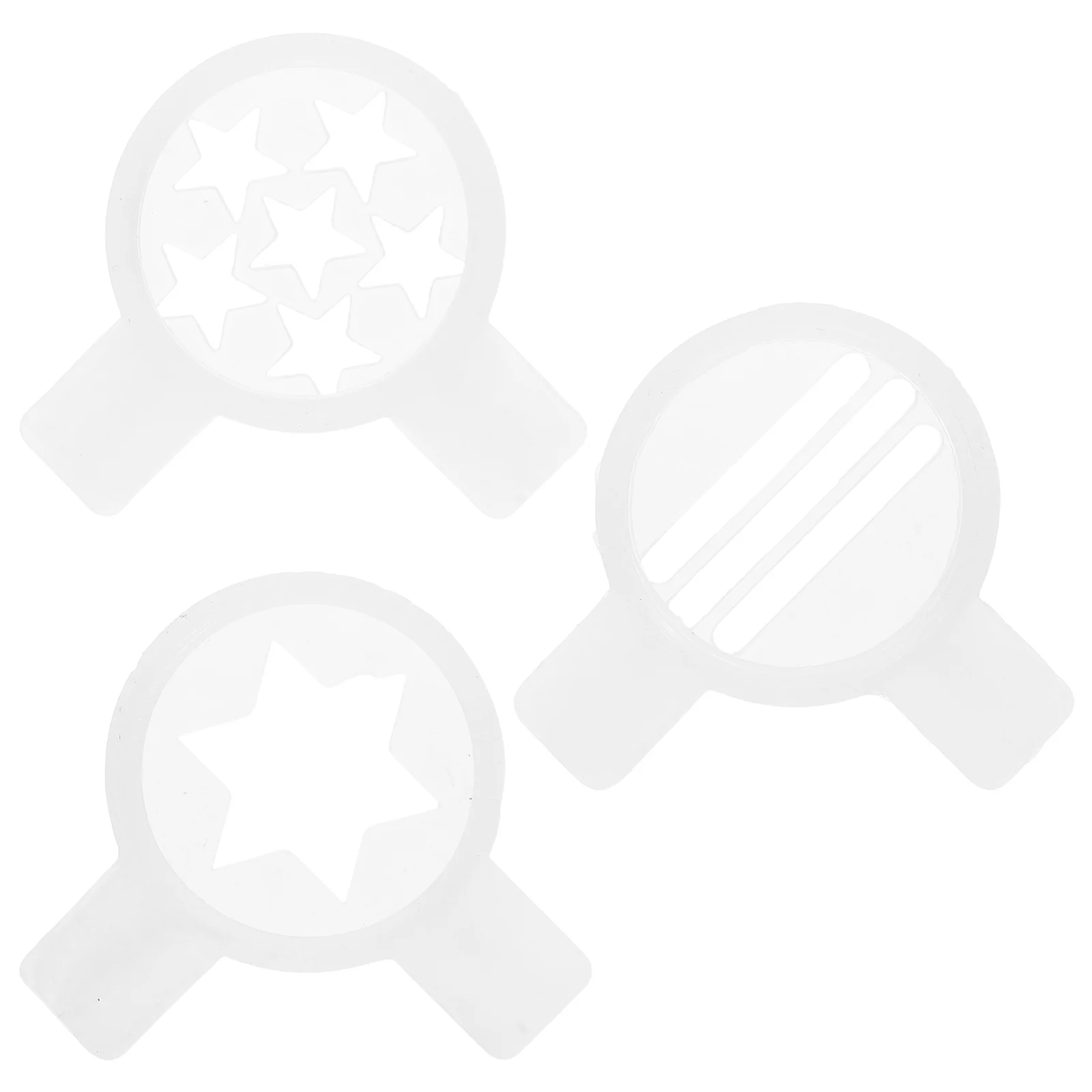 

3Pcs Ice Cream Machine Nozzle Set Wide Compatibility Ice Cream Maker Parts Piping Nozzles Professional Dessert Equipment