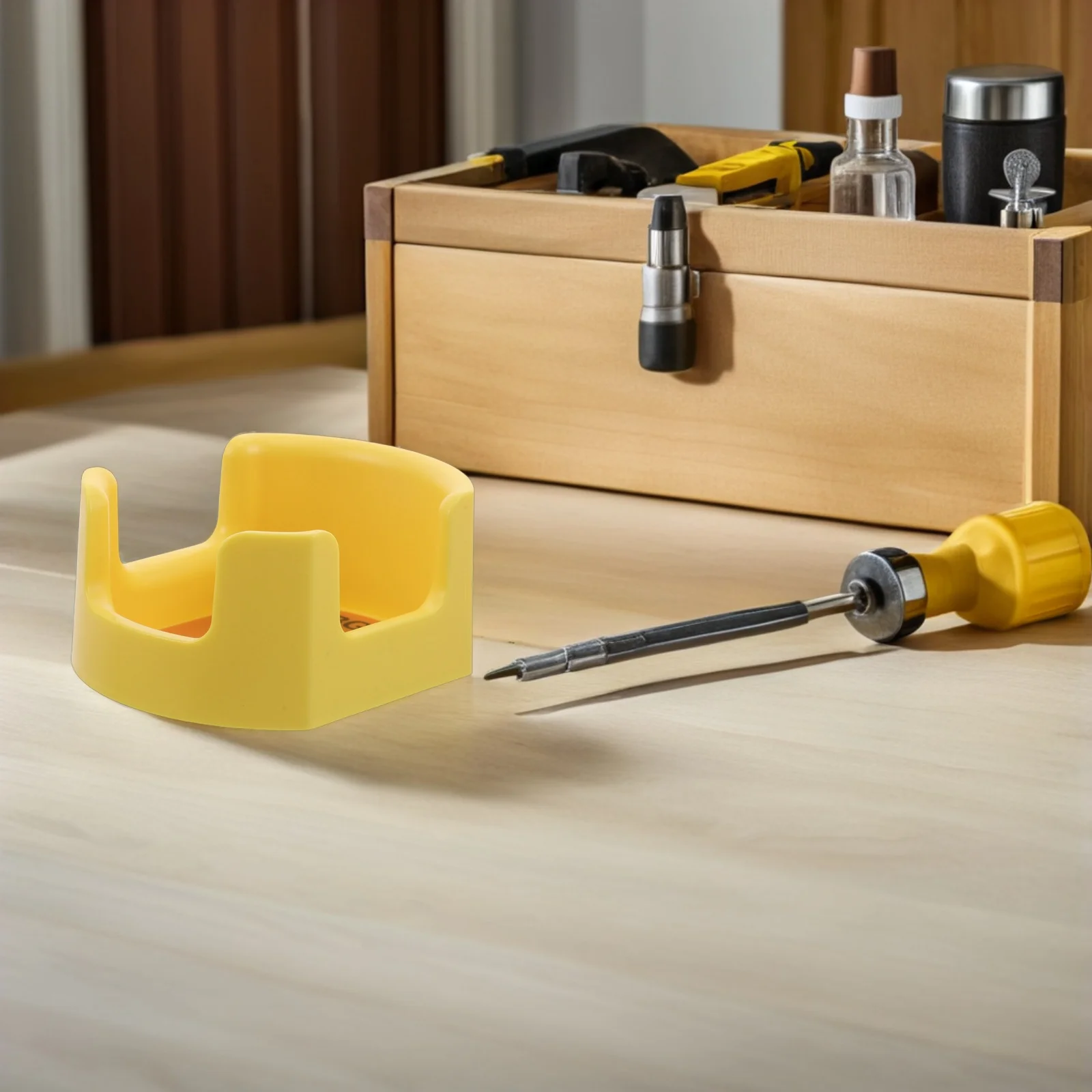 

4Pcs Emergency Stop Button Cover Yellow Plastic Protector High Visibility Protective Cap 8.00x6.50x3.90cm Industrial Push Button