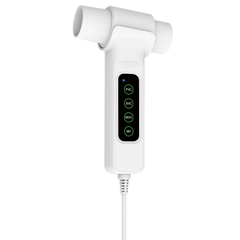Medical portable spirometer lung function detector lung function analyzer
