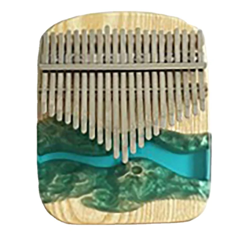 Resin Epoxy Wooden Instrument, Kalimba Caliber, 17Keys, 21Keys, Professional Music Keyboard, Percussion, Funny Gifts, Mini