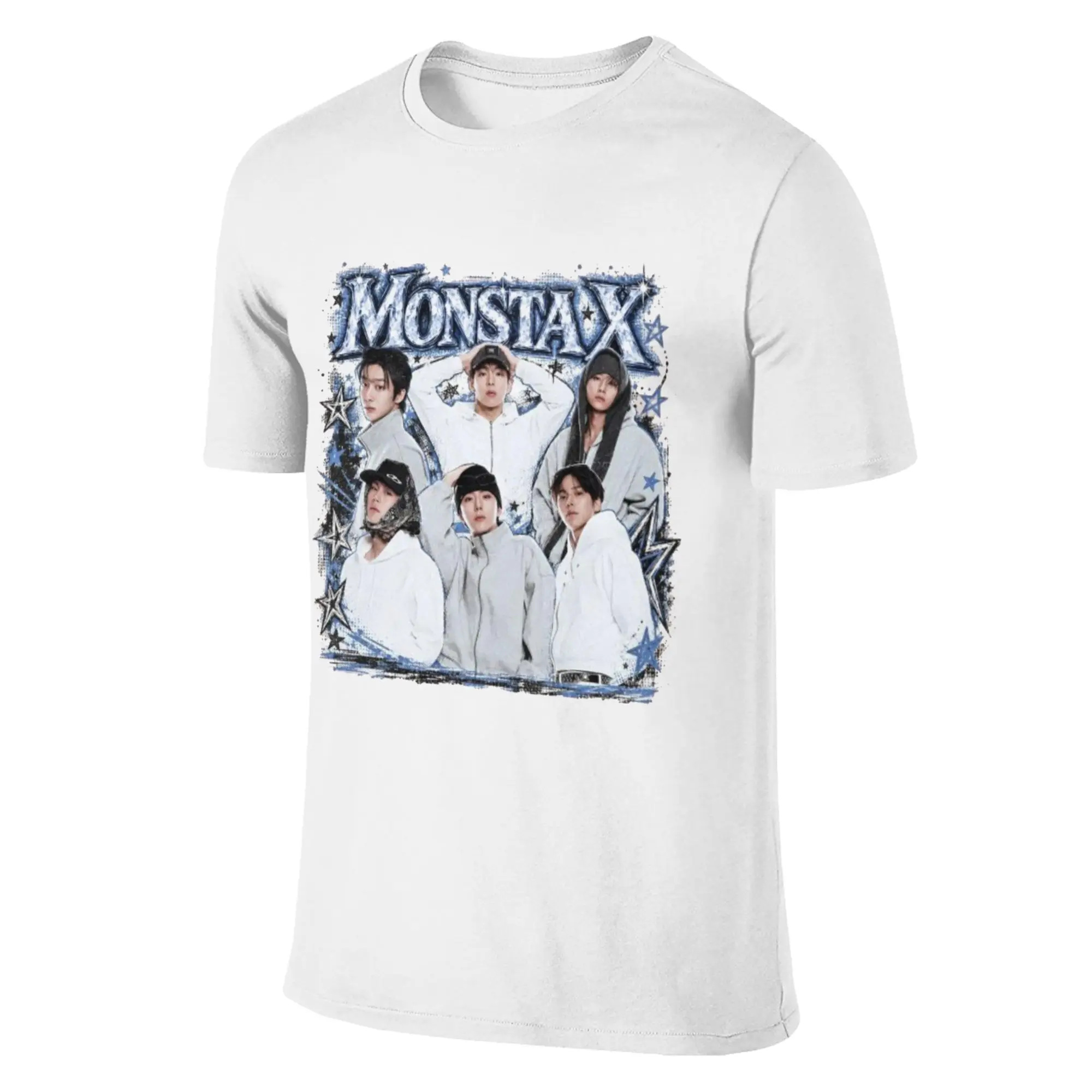 Novelty Monsta X the X Nexus North America World Tour T-Shirts for Men Women 100% Cotton   Tees Shirt Classic Clothes