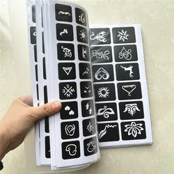 40 Sheet 1000 Maps/20 Sheet 516 Maps Small Reusable Henna Tattoo Stencil Stickers Kit