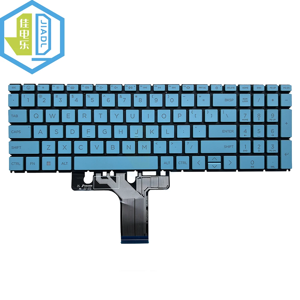 HP 15-FC Keyboard Replacement US English
