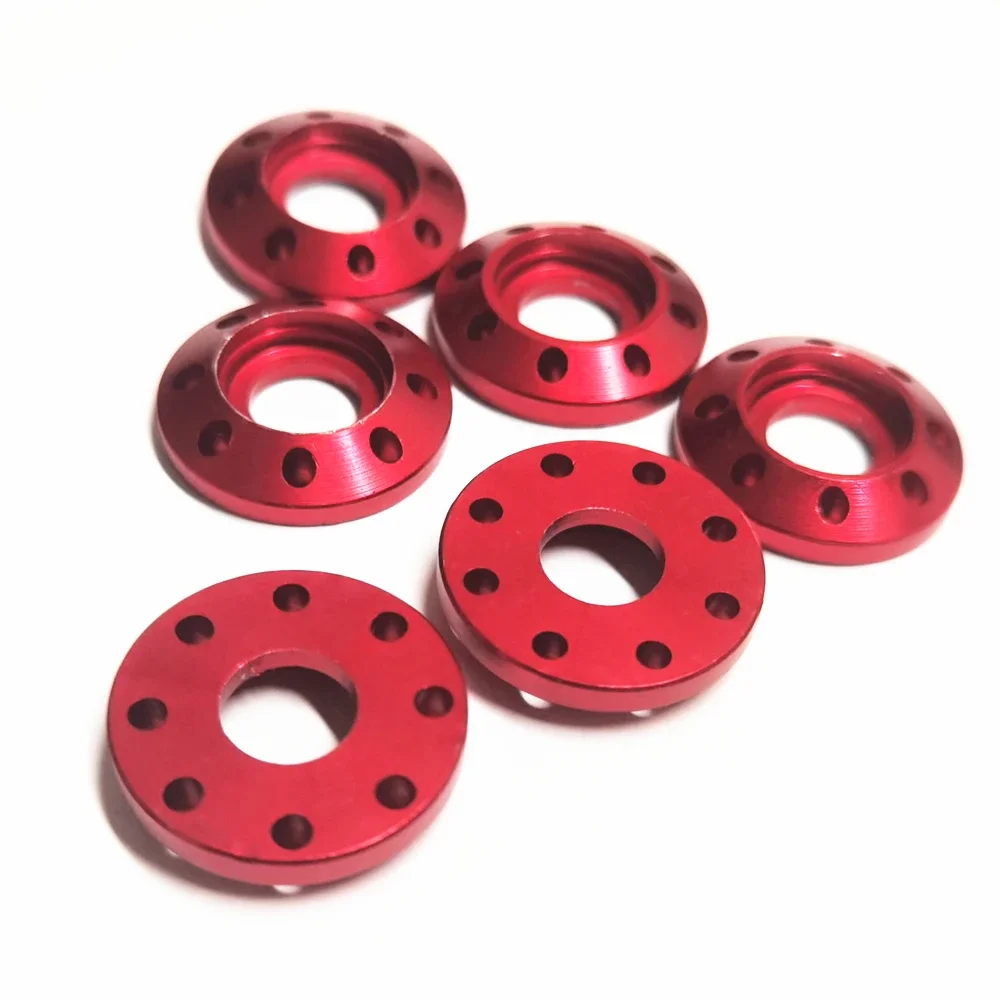 6pcs/lot Motorcycle screw gasket screw cap Hollow screw Flange gasket Decorative reinforcement Anti-slip for M8 screw