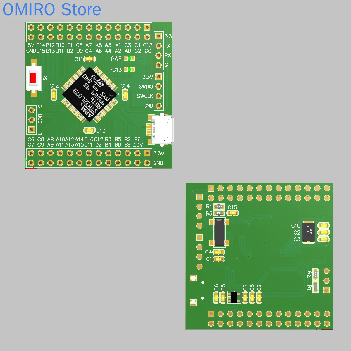 Stm32l073rbt6 placa de núcleo novo l073rbt6 sistema mínimo l073 placa desenvolvimento promoção baixo consumo de energia