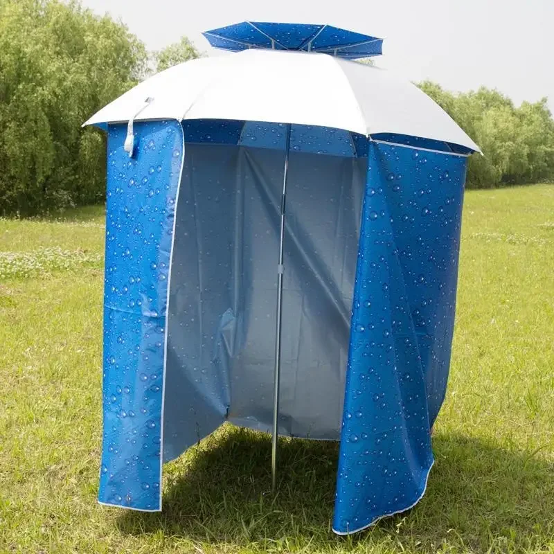 

Fishing Umbrella With Wraparound Fabric 360-Degree Fishing Shade Umbrella For Outdoor Camping Rainproof Tent Umbrella Heavy Rain
