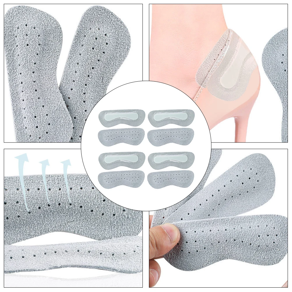 

4 Pairs Anti-wear Heel Stickers Moisturizing Back Pads for Shoes Sponge Protector Feet Heelpieceheel Patch Anti-blister Foot