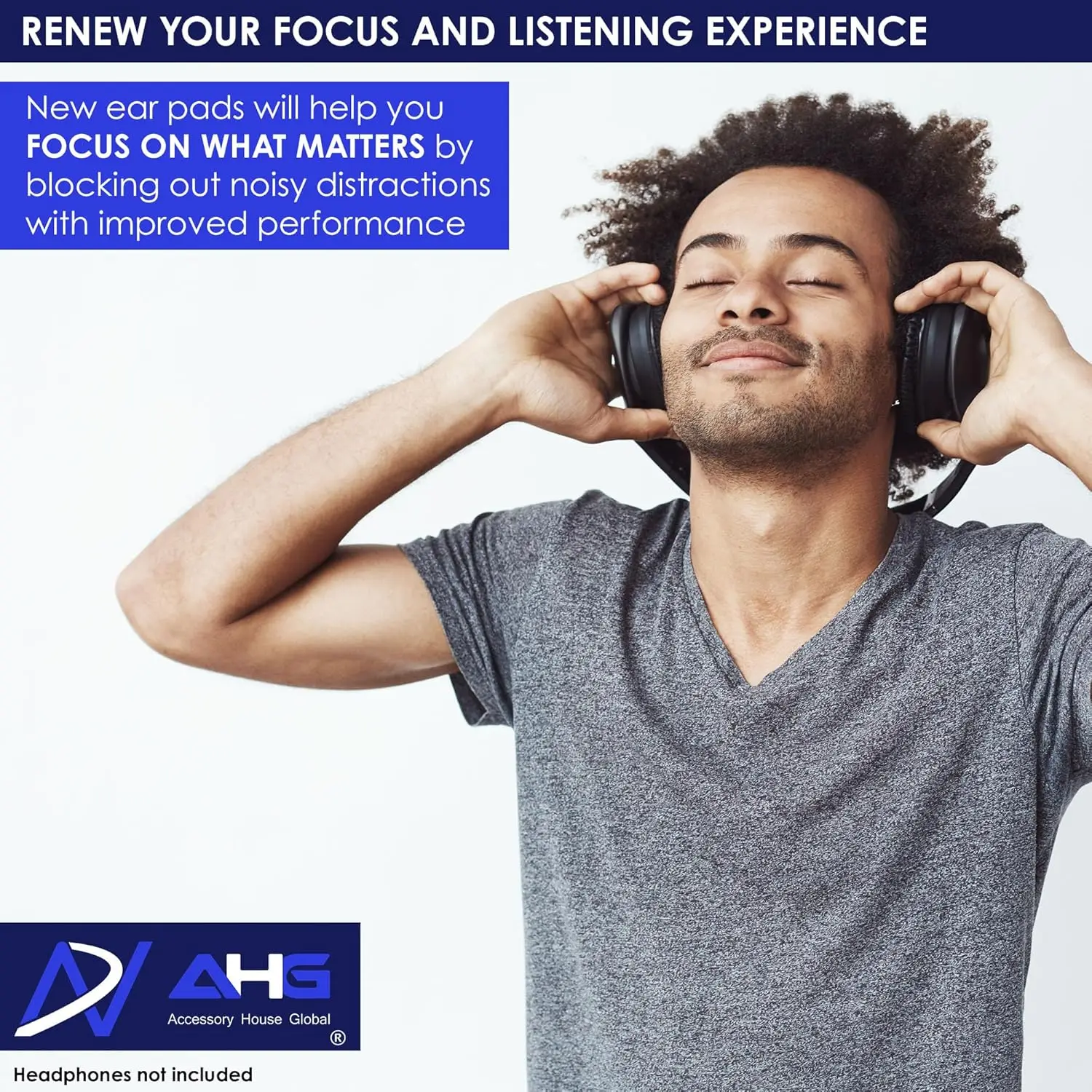 MDR-100ABN Premium Wymienne wkładki douszne WH-H900N/poduszki do uszu MDR-100ABN kompatybilne z Sony WH-900N i Sony MDR-100ABN