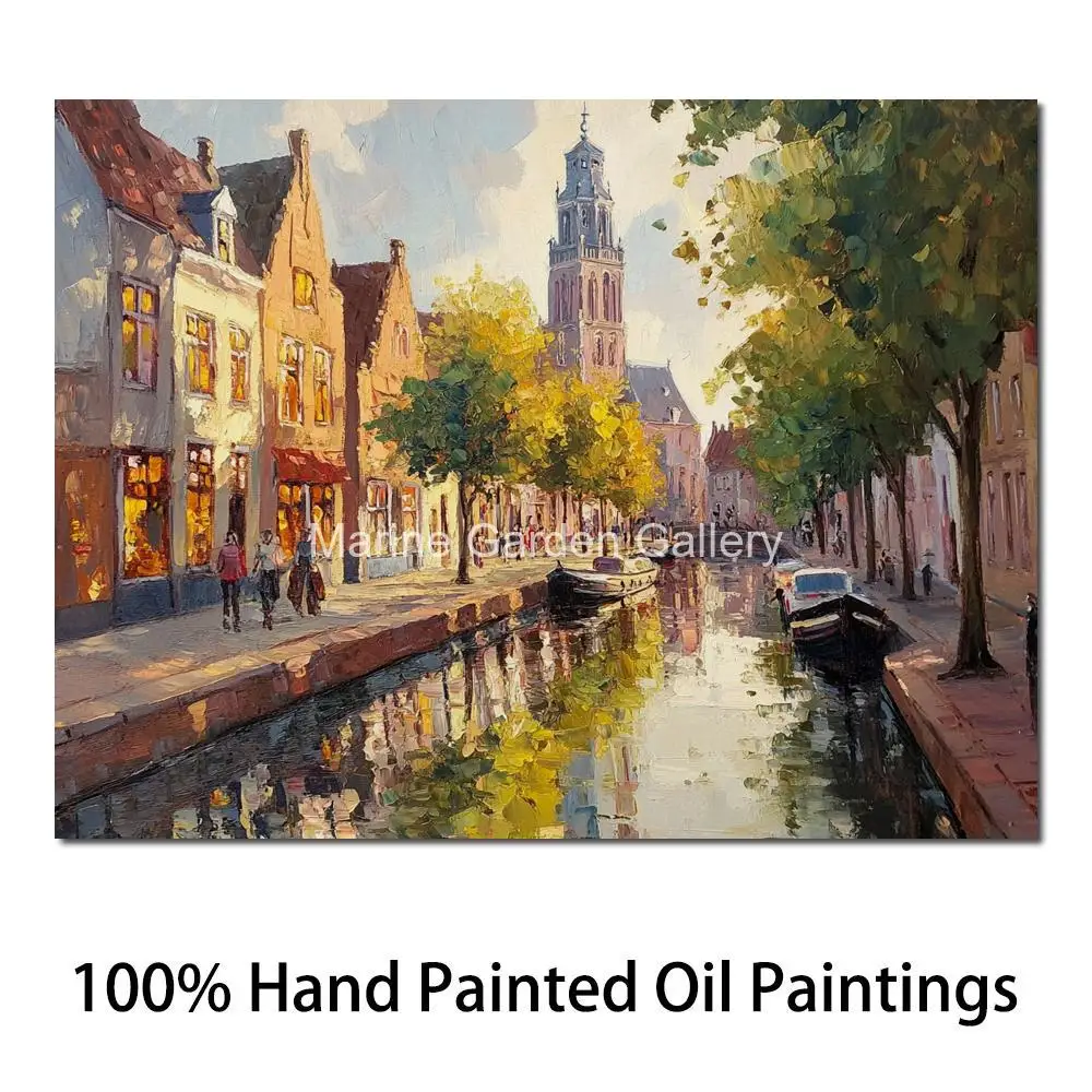 high-quality-canvas-art-oil-painting-amsterdam-cityscape-handmade-impressionist-landscape-artwork-wall-decor-for-living-room