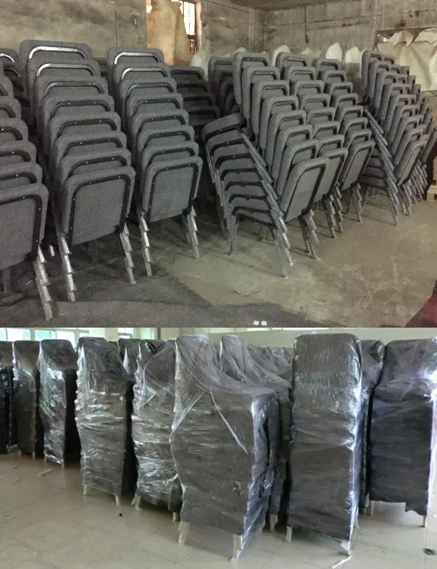 'Fashionable Durable Steel Tube Church Chair For Auditorium stackable church chairs view 5