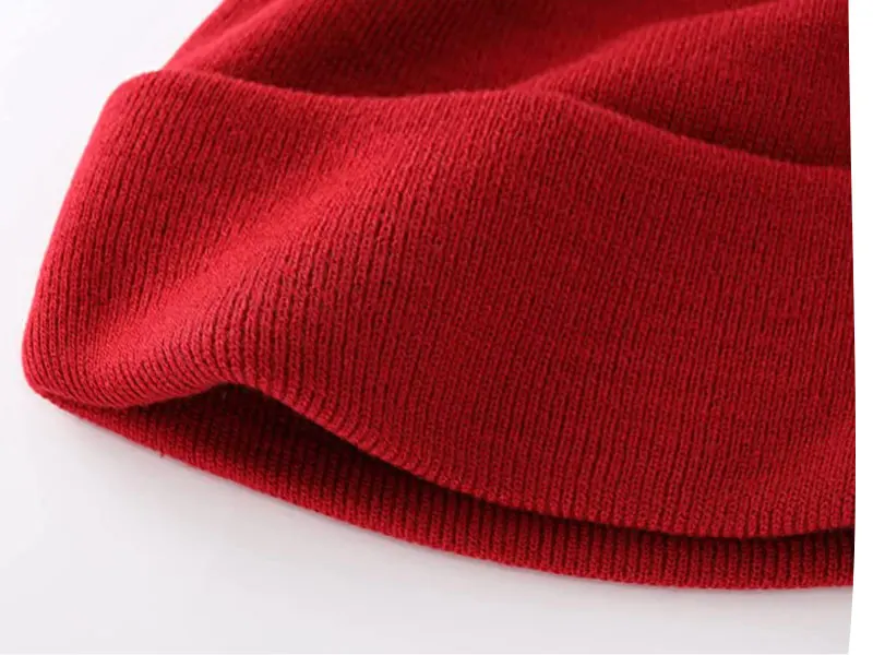 Solide Mützen Hut frauen Gestrickte Hüte Für Männer Kappe Herbst Ski Maske Weibliche Motorhaube Schädel Skullies Stricken Frauen Winter beanie Hut Kappe – Detail 9