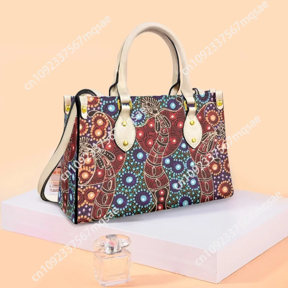 Fashion Ladies Messenger Bag 2024 Aboriginal Art Pattern Female Handbag Tribal Culture Design High Quality Shoulder Bag Tote