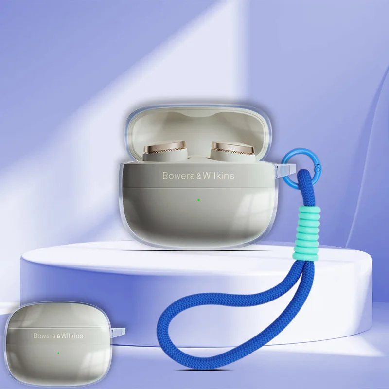 for Bowers & Wilkins Pi8 Pi6 Case B&W Protective Transparent Clear TPU Covers Bluetooth Earphone Shell