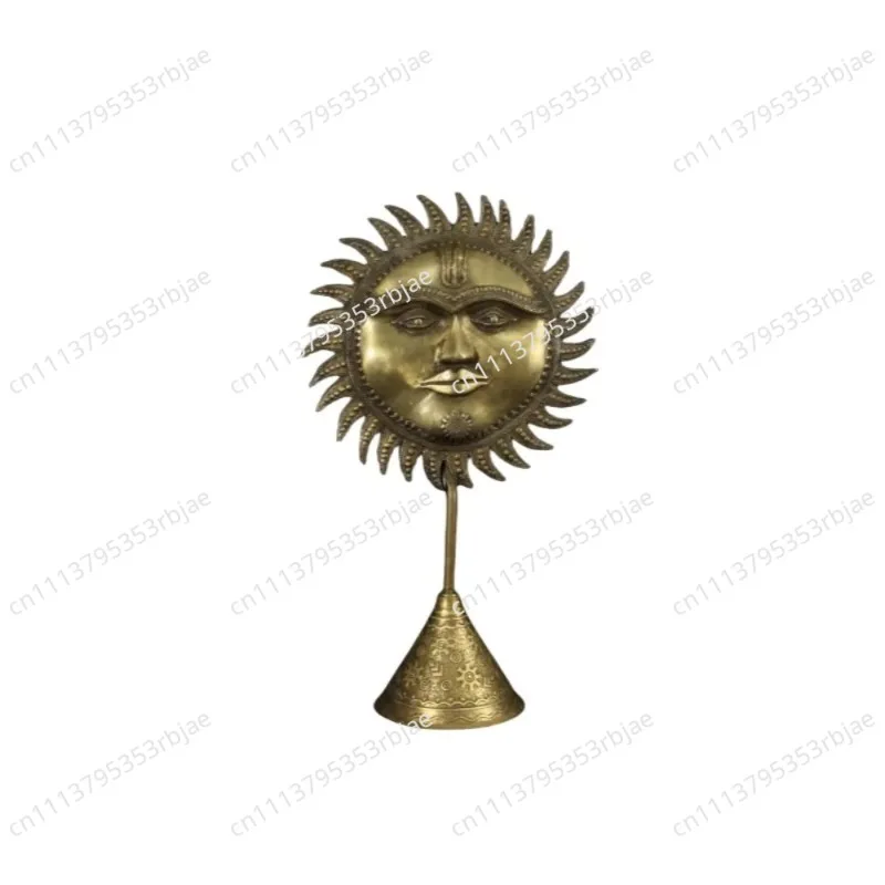 European retro Dong brass French high-end Helios desktop ornament soft decoration creative shooting props