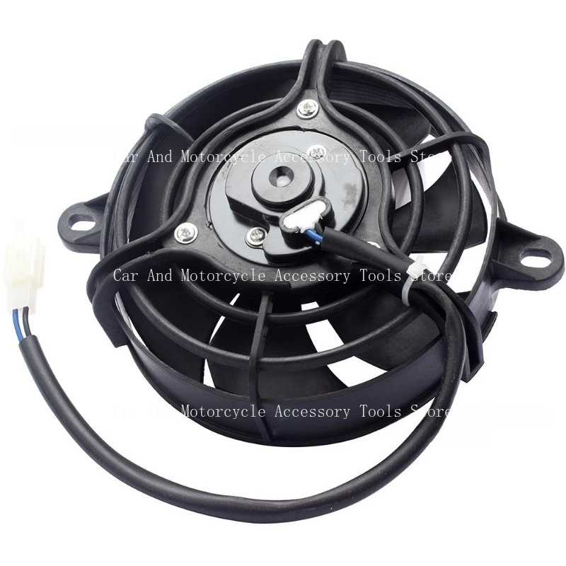 ATV Four-wheel Beach Bike Motorcycle Go Kart Accessories Suitable For 150-250cc Water-cooled Tank Oil Cooler Fan Radiator view 4